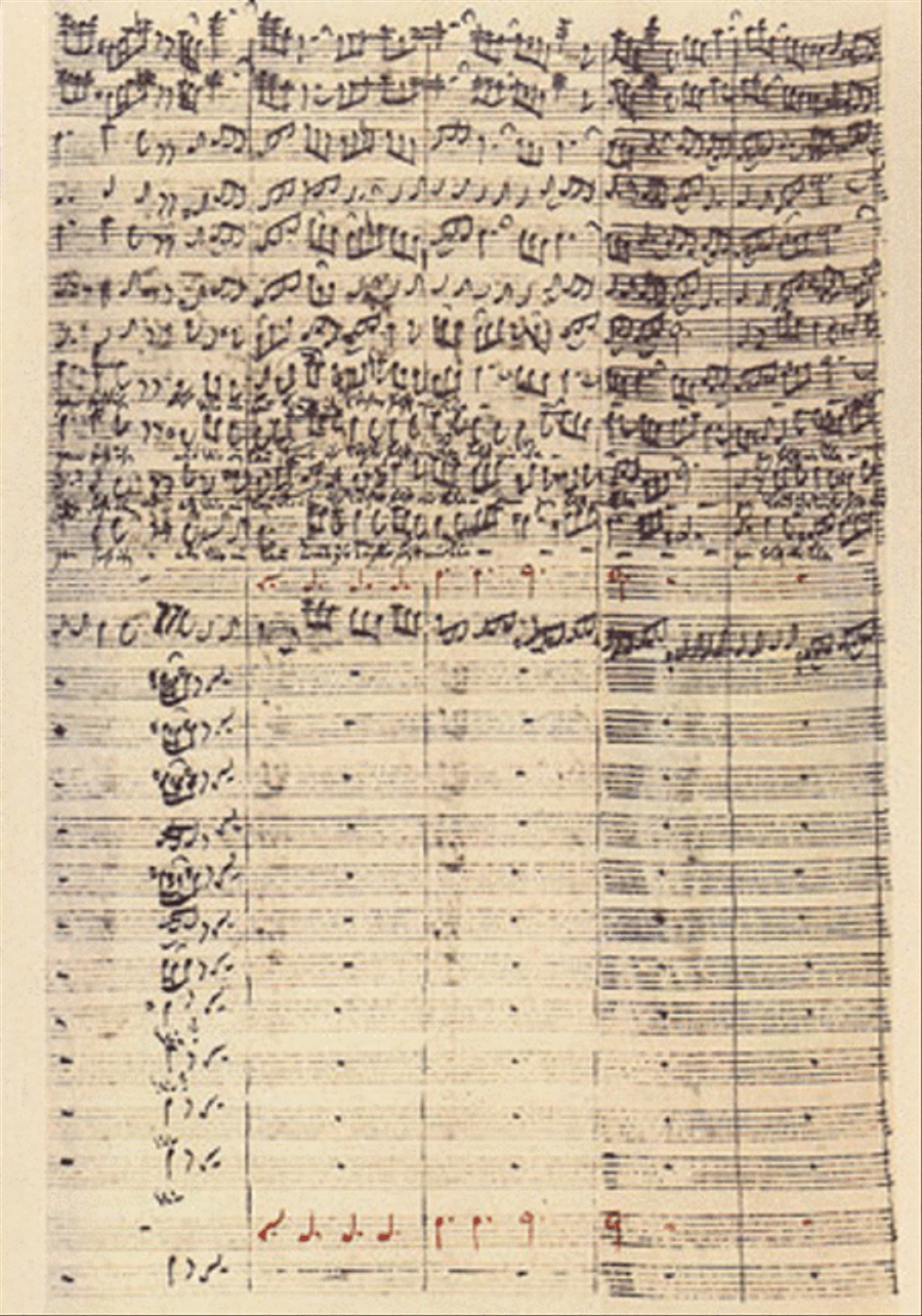 St. Matthew Passion (Matthaus-Passion) Unison Choir scores gallery preview page 1