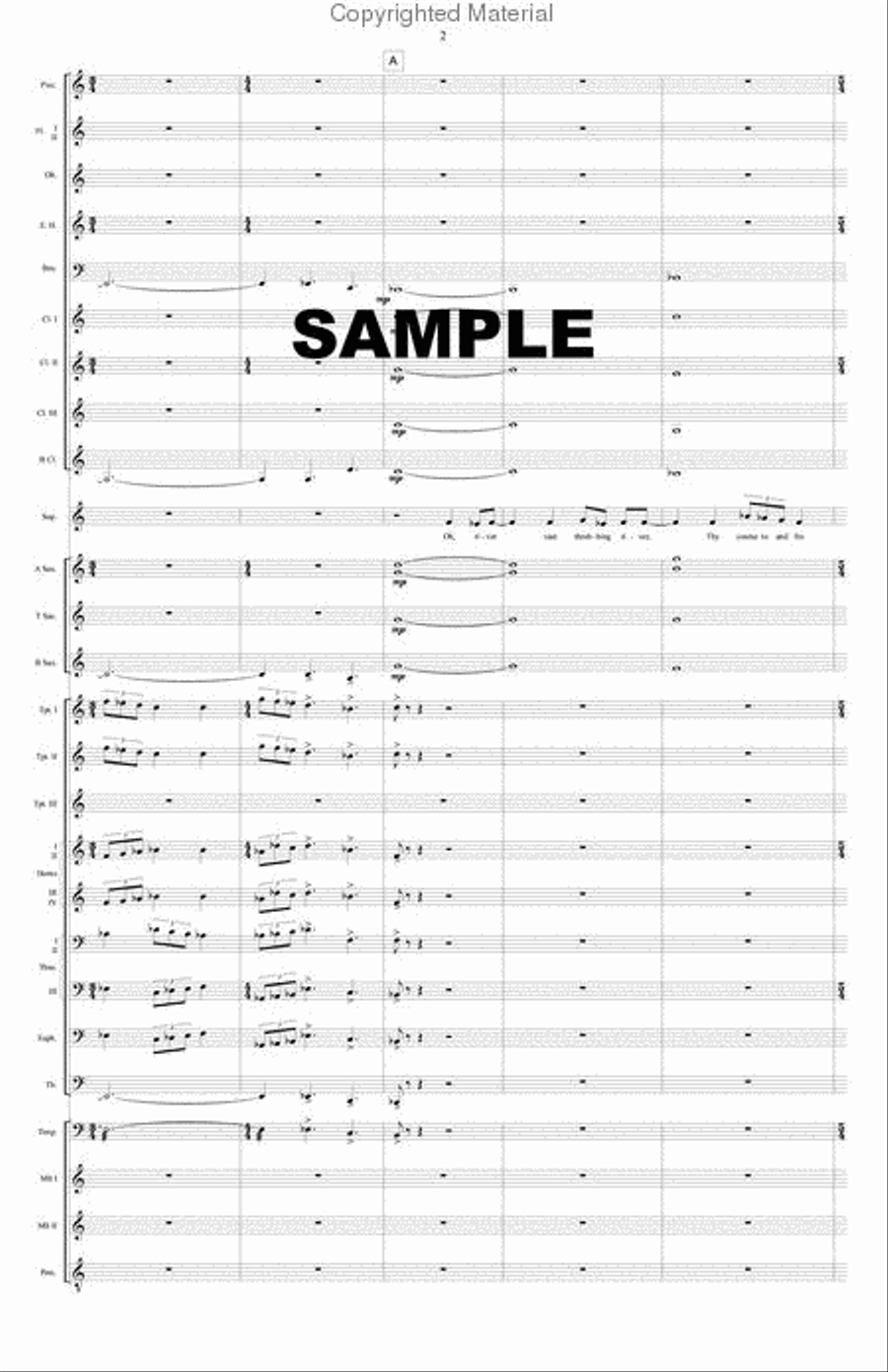 Four Maryland Songs Concert Band scores gallery preview page 3