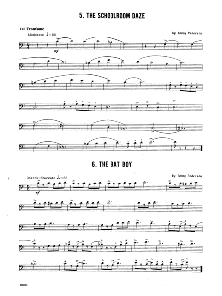 Ten Trios For Trombone - 1st Trombone