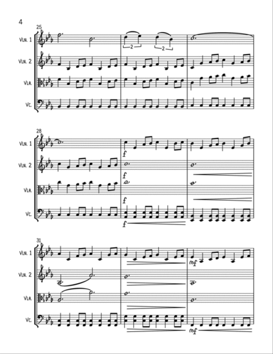 Game Of Thrones String Trio scores gallery preview page 4
