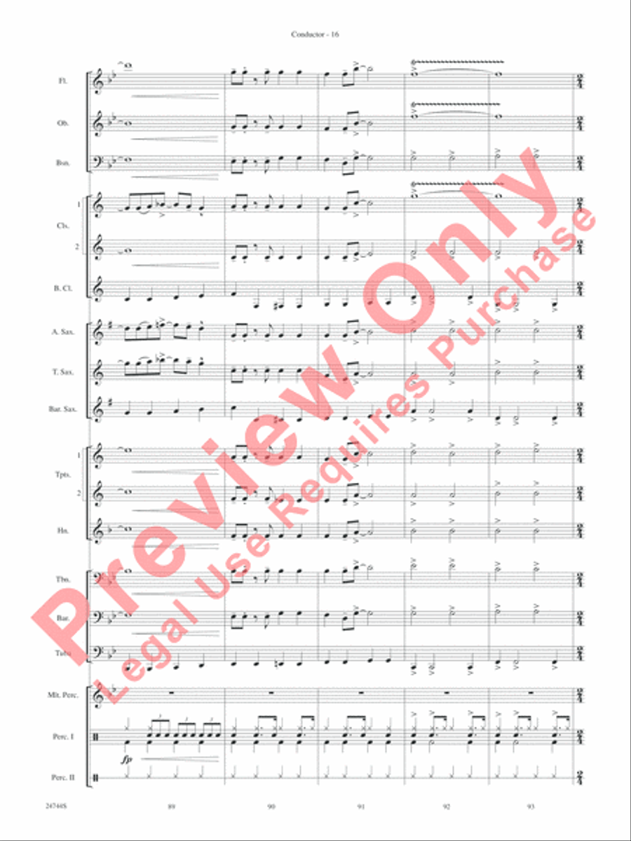 Down Home Christmas Down Home Christmas Concert Band scores gallery preview page 18