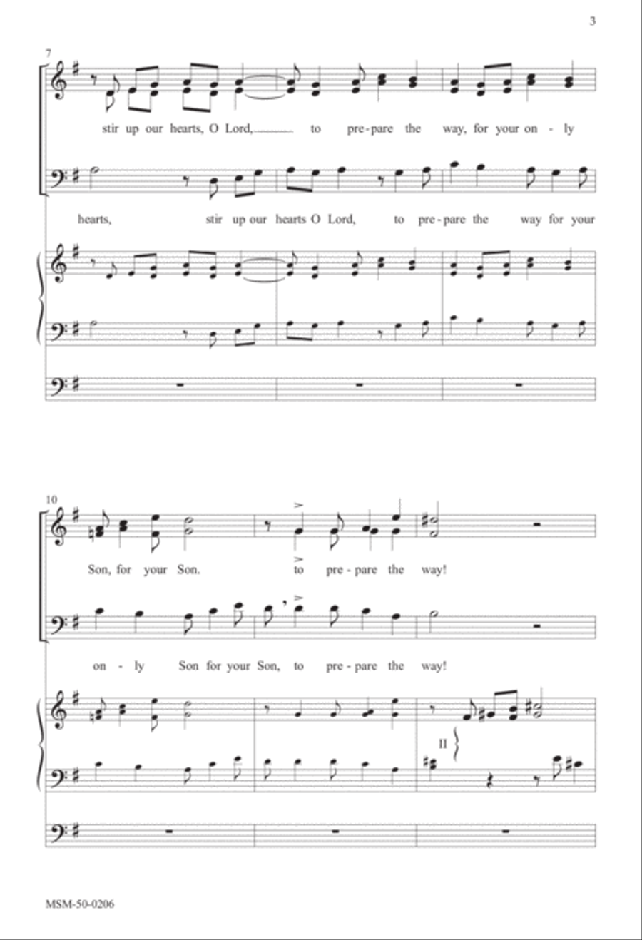 Stir Up Our Hearts 4-Part scores gallery preview page 2