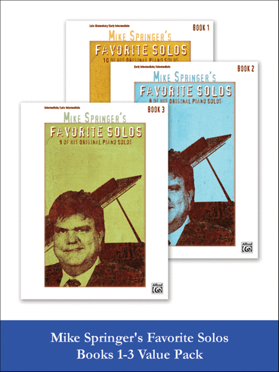 Mike Springer's Favorite Solos 1-3 (Value Pack) Easy Piano scores gallery preview page 1