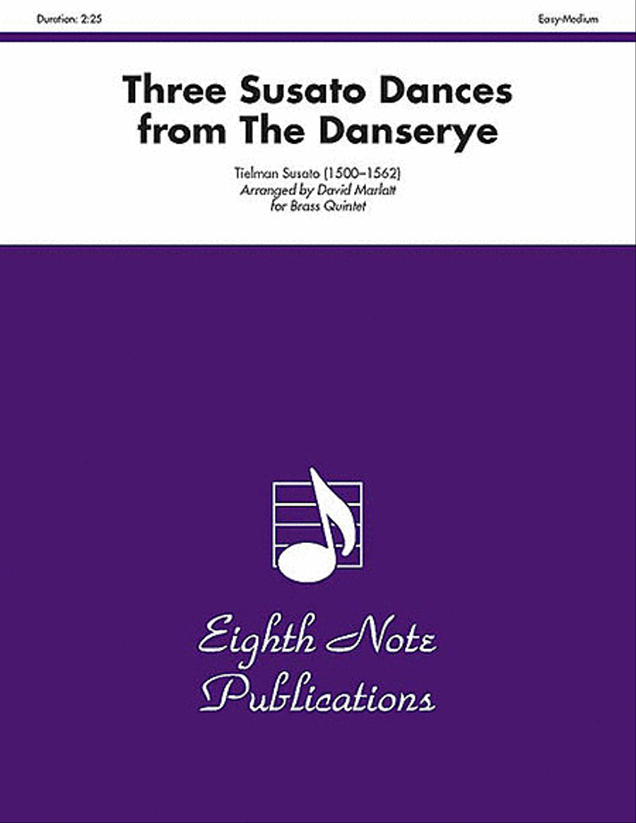 Three Susato Dances from The Danserye Brass Quintet scores gallery preview page 1