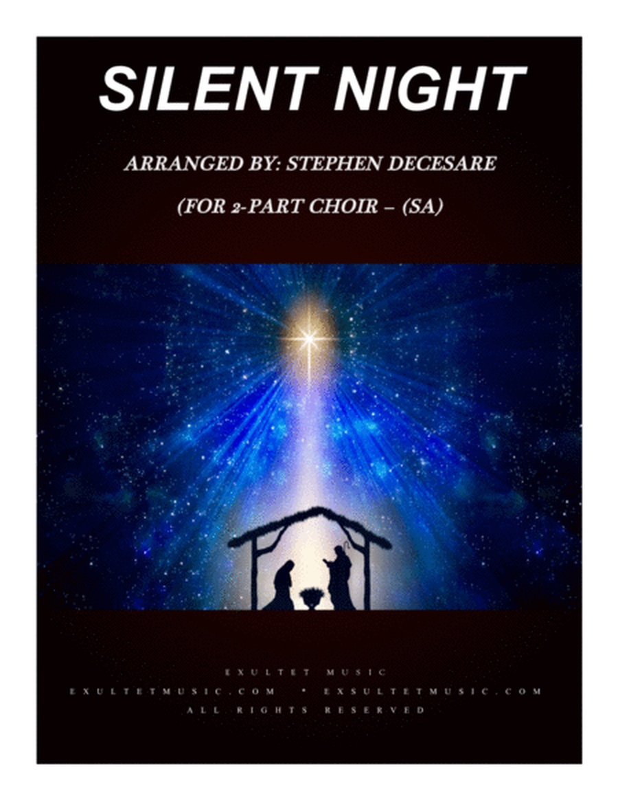 Silent Night (for 2-part choir - (SA) image number null