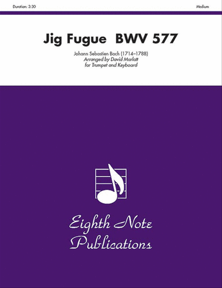Jig Fugue, BWV 577 Small Ensemble scores gallery preview page 1