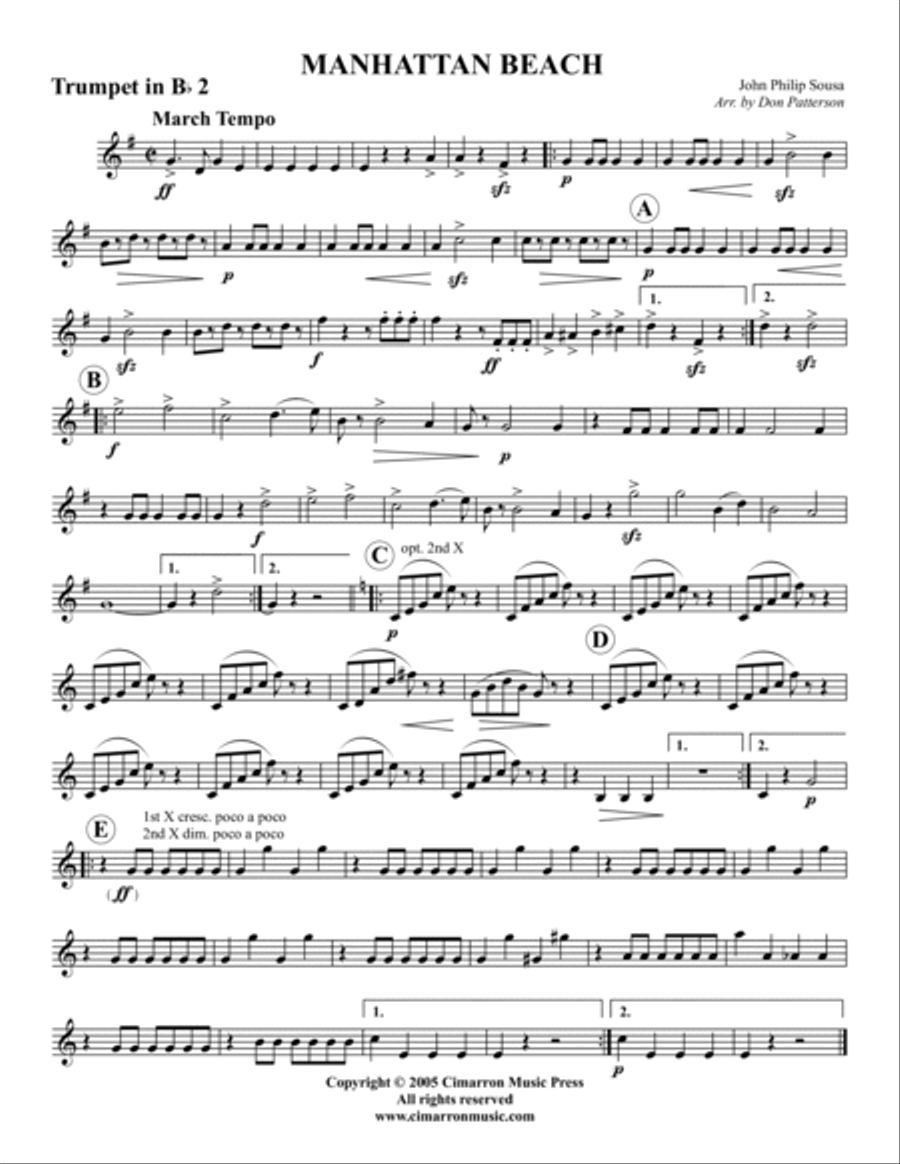Manhattan Beach Brass Quintet scores gallery preview page 4