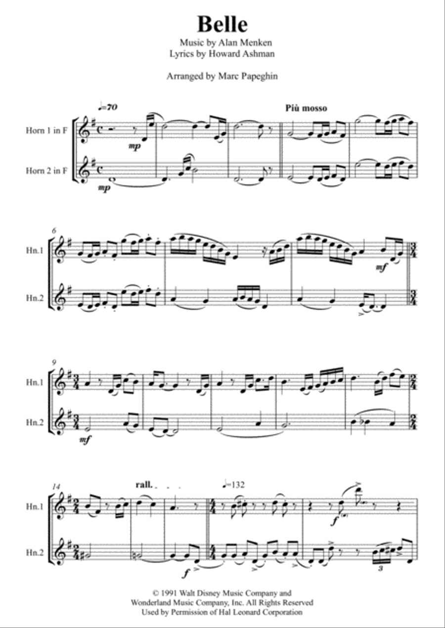 Belle Brass Duet scores gallery preview page 2