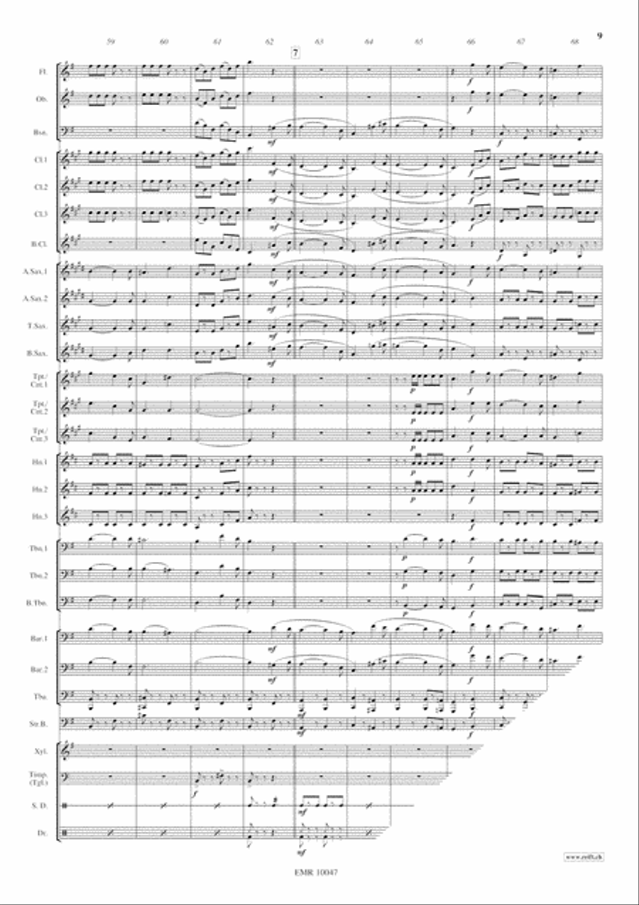 Celtic Parade Concert Band scores gallery preview page 10