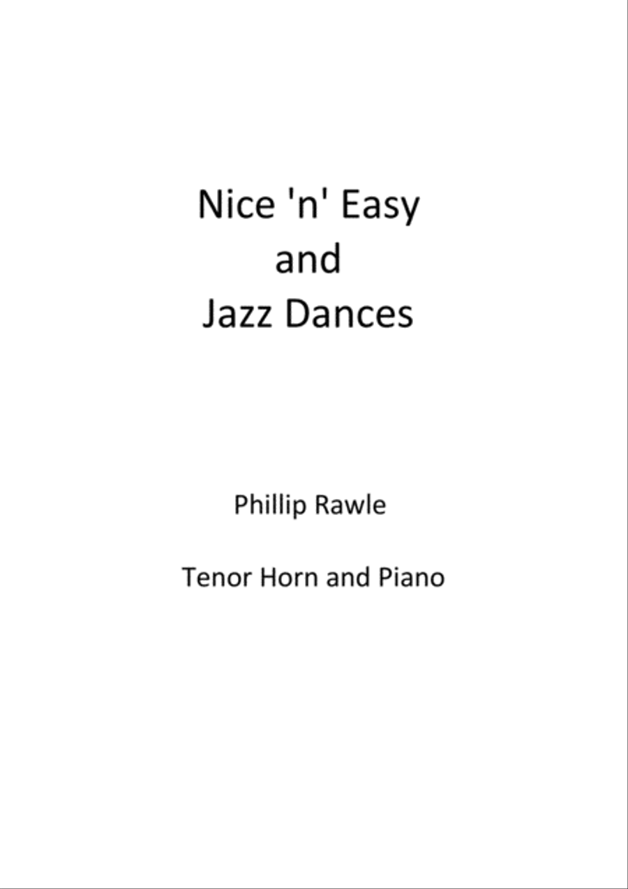 Nice 'n' Easy and Jazz Dances Piano scores gallery preview page 1