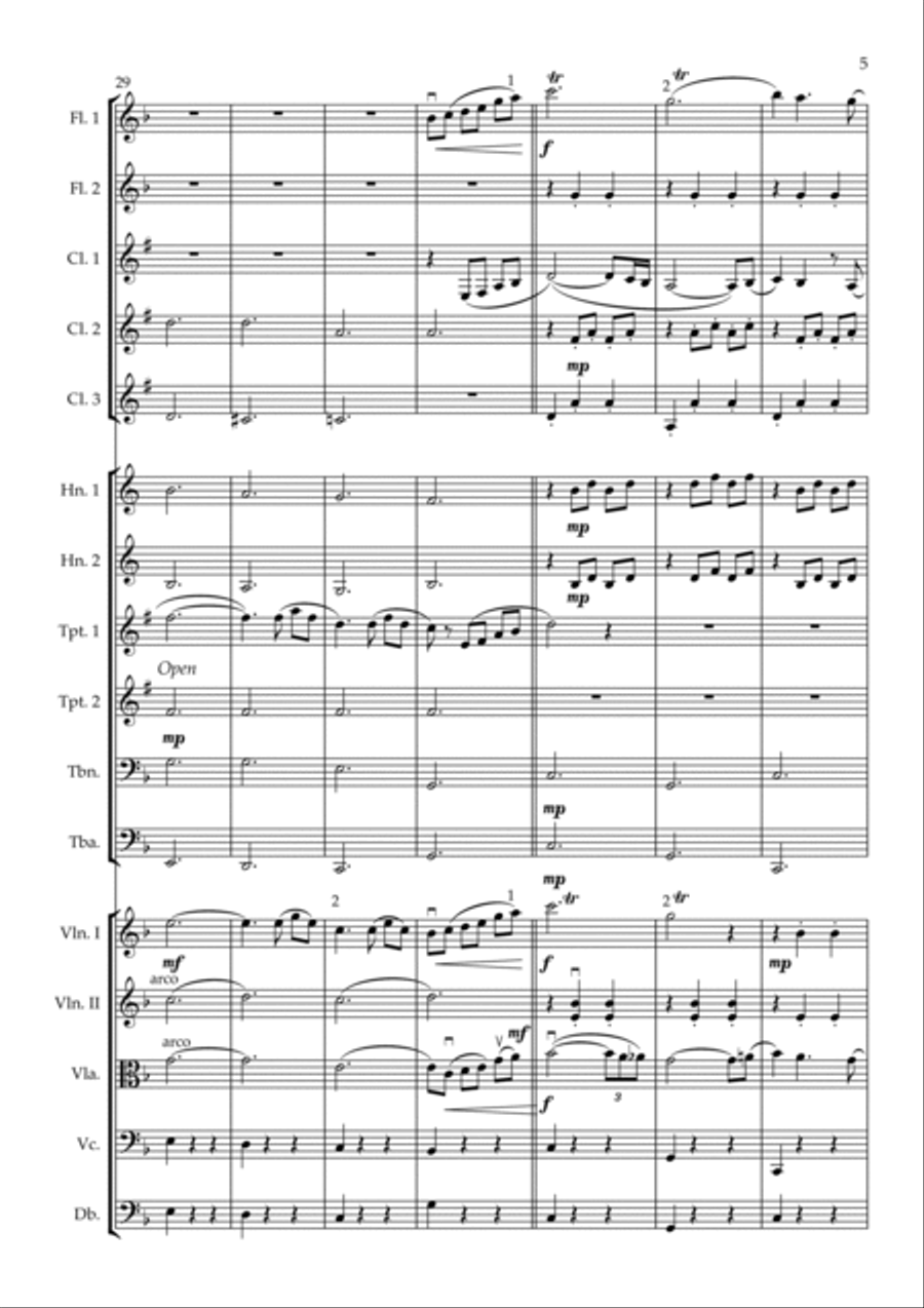 Married Life Full Orchestra scores gallery preview page 5