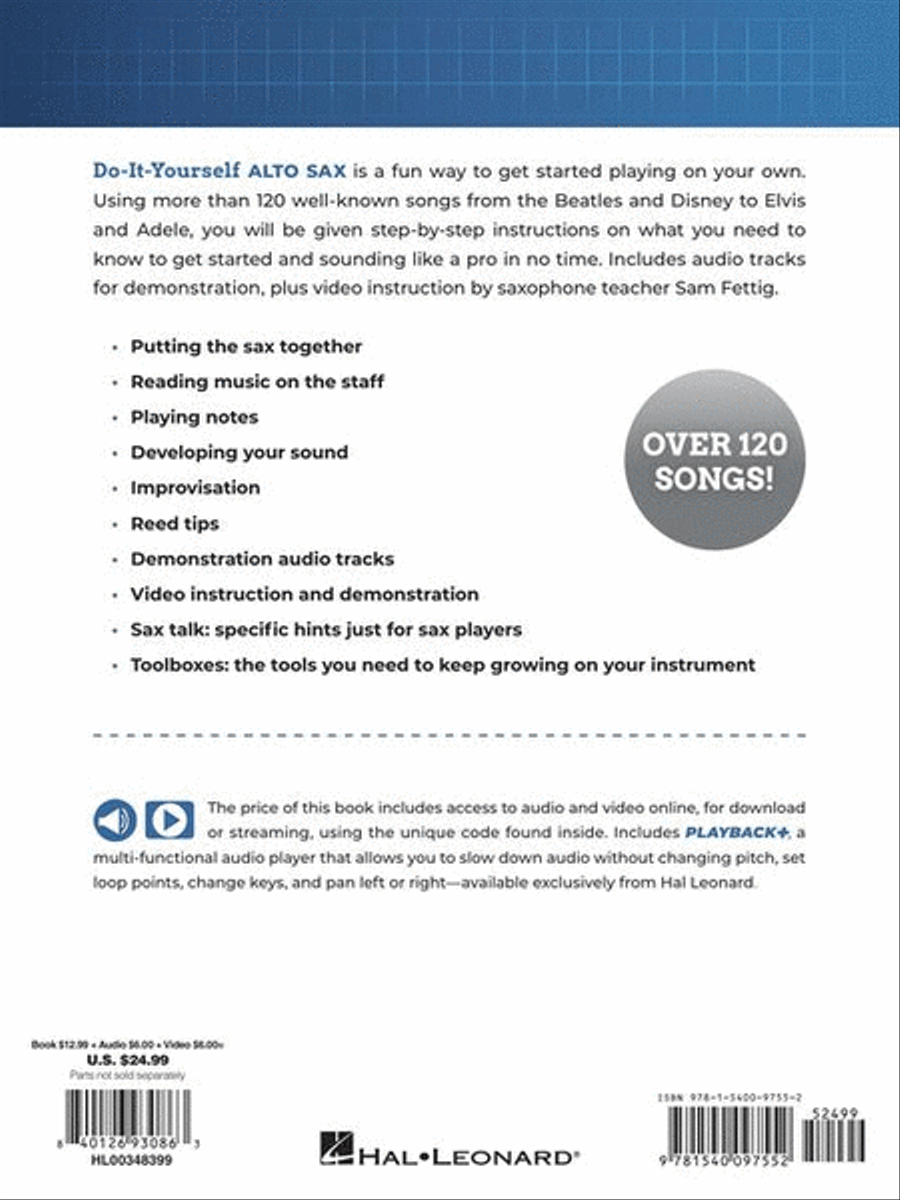 Do-It-Yourself Alto Sax Alto Saxophone scores gallery preview page 18