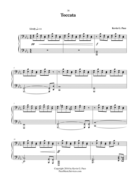 Toccata - advanced piano solo image number null