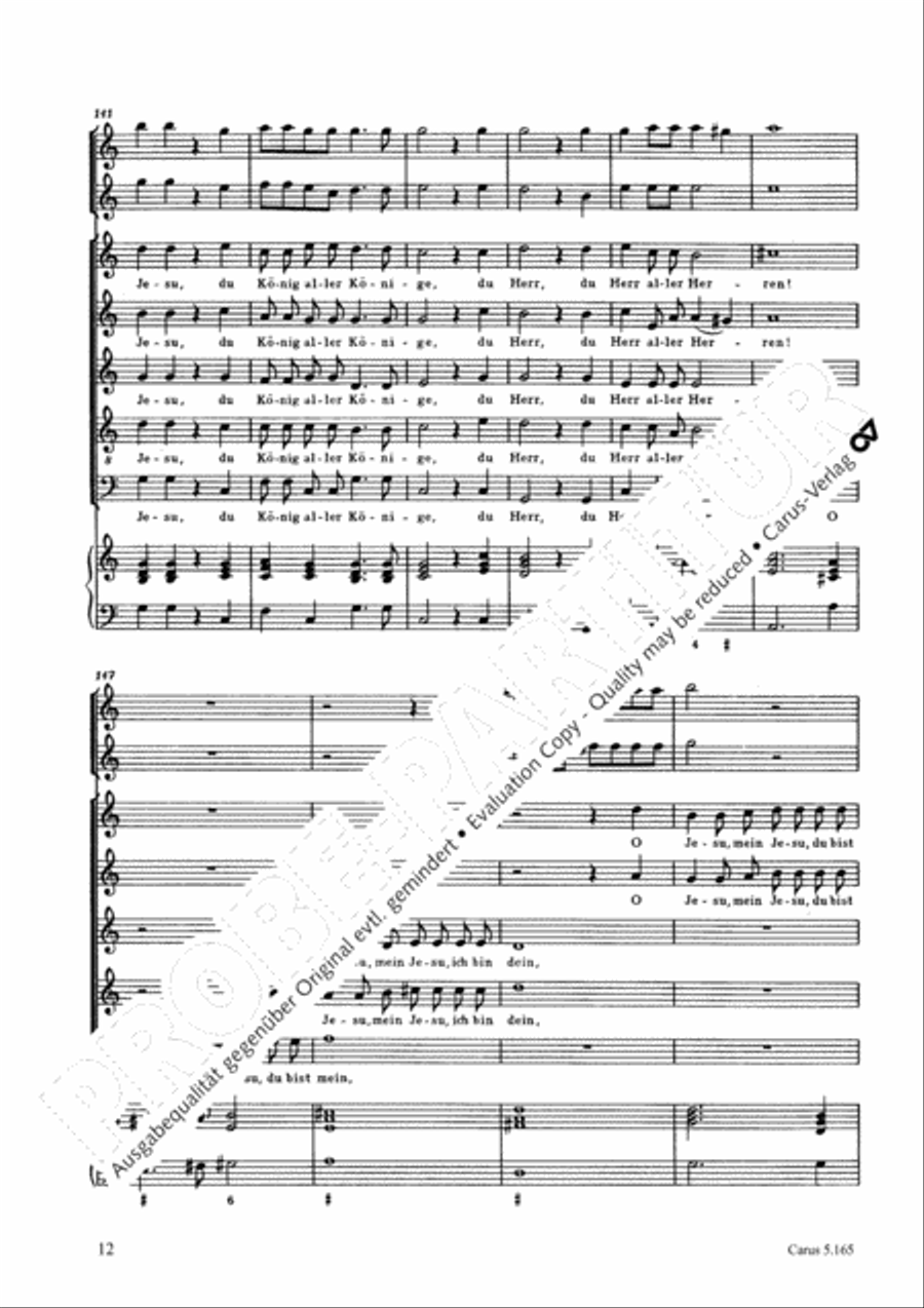 Where is the newborn King (Wo ist der neugeborne Konig) SSATB scores gallery preview page 13