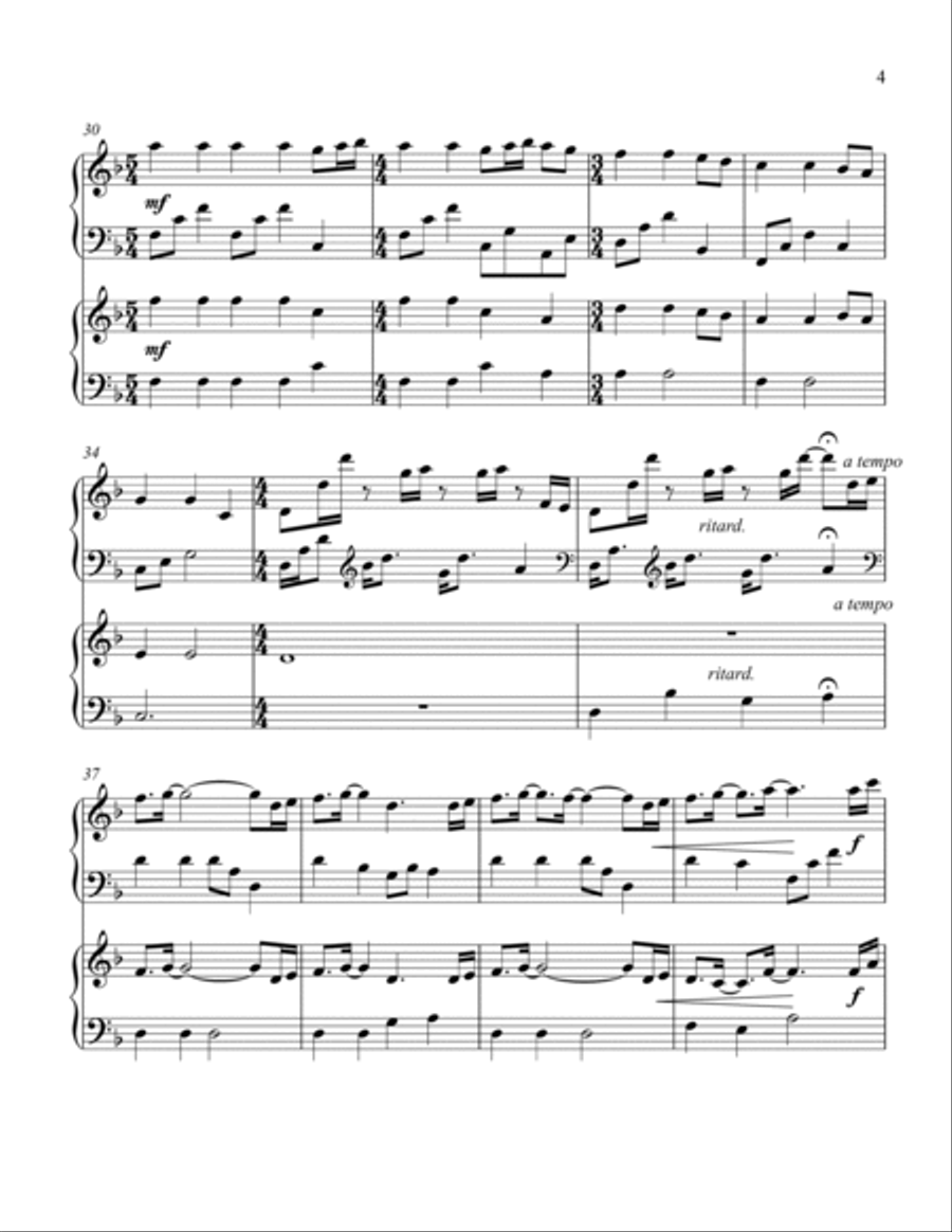 Breath Of Heaven (Mary's Song) Harp scores gallery preview page 5