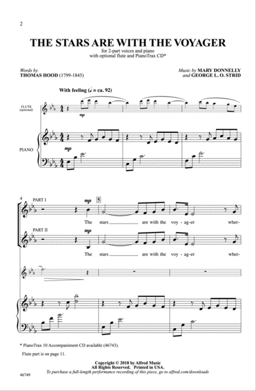 The Stars Are with the Voyager Choir scores gallery preview page 1