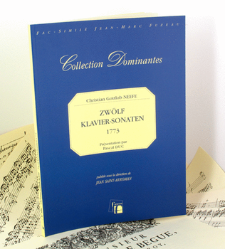 Book cover for Zwolf Klavier Sonaten. Leipzig, 1773