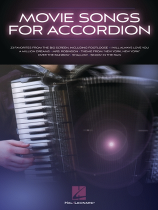 Book cover for Movie Songs for Accordion