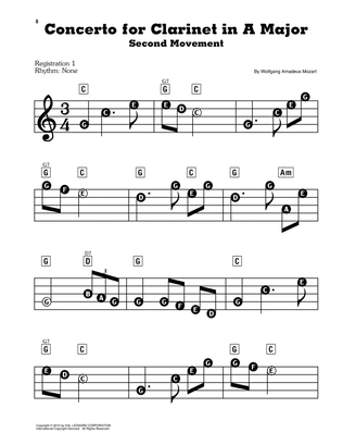 Clarinet Concerto, K. 622, 2nd Mvt.