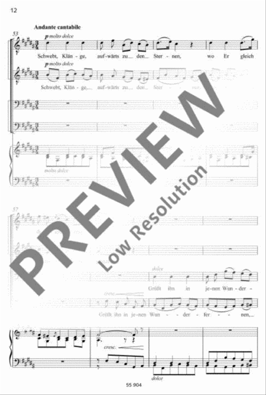 An Mozart TTBB scores gallery preview page 13