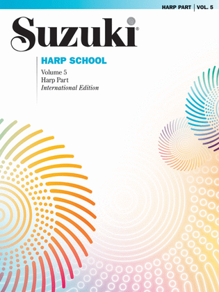 Book cover for Suzuki Harp School, Volume 5