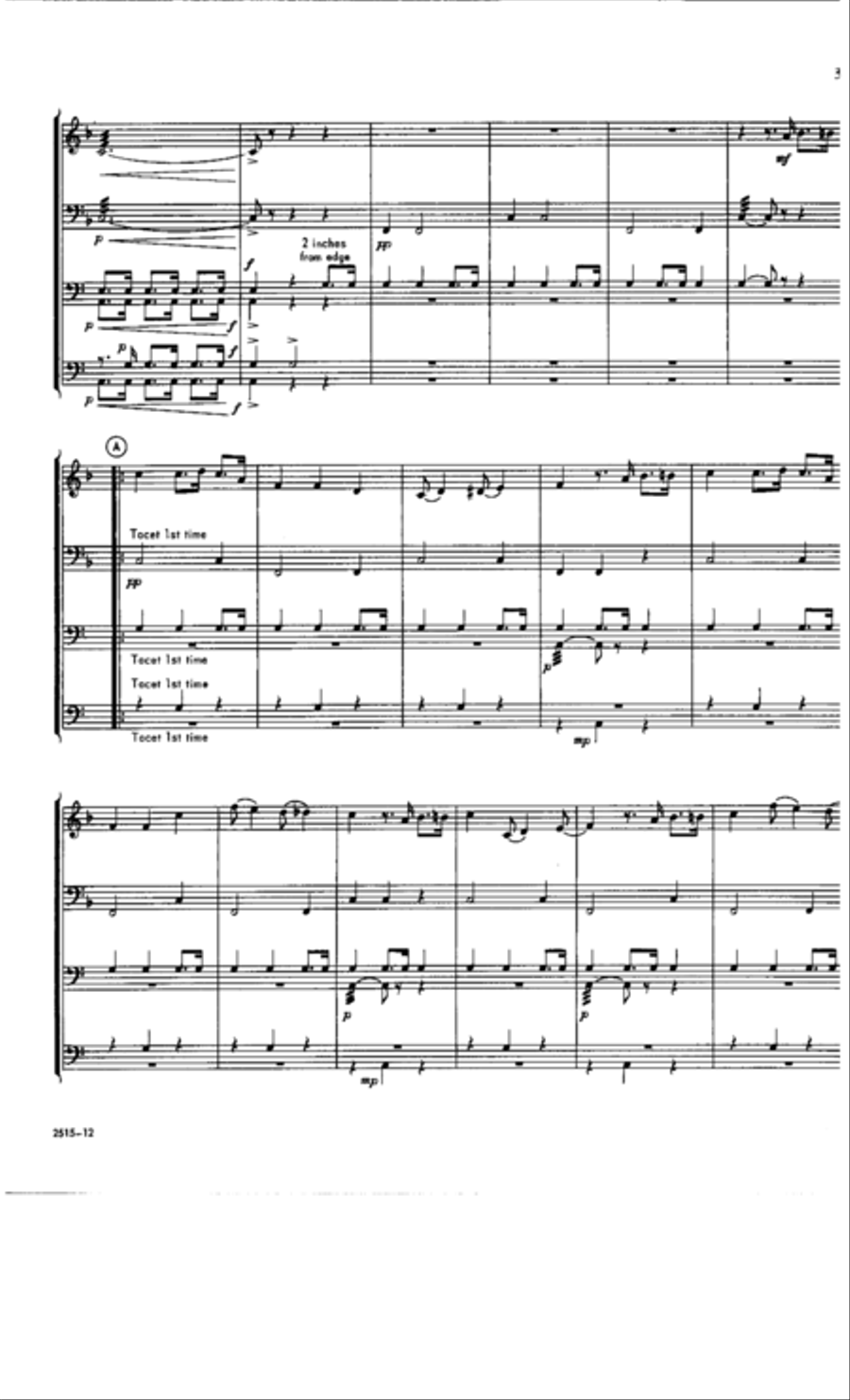 Three-Four-All Percussion Ensemble scores gallery preview page 3