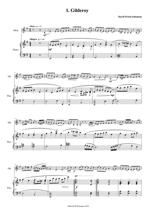 Variations on Gilderoy for oboe and piano