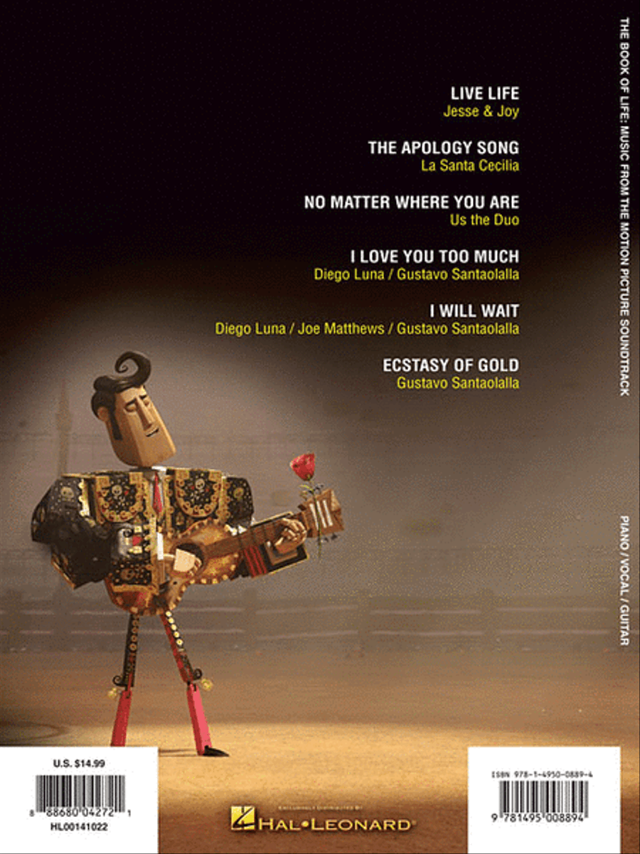 The Book of Life Piano, Vocal, Guitar scores gallery preview page 2