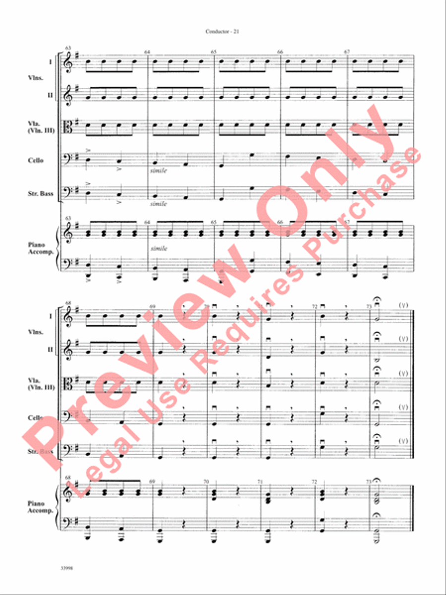 Classics for Contest String Orchestra scores gallery preview page 22