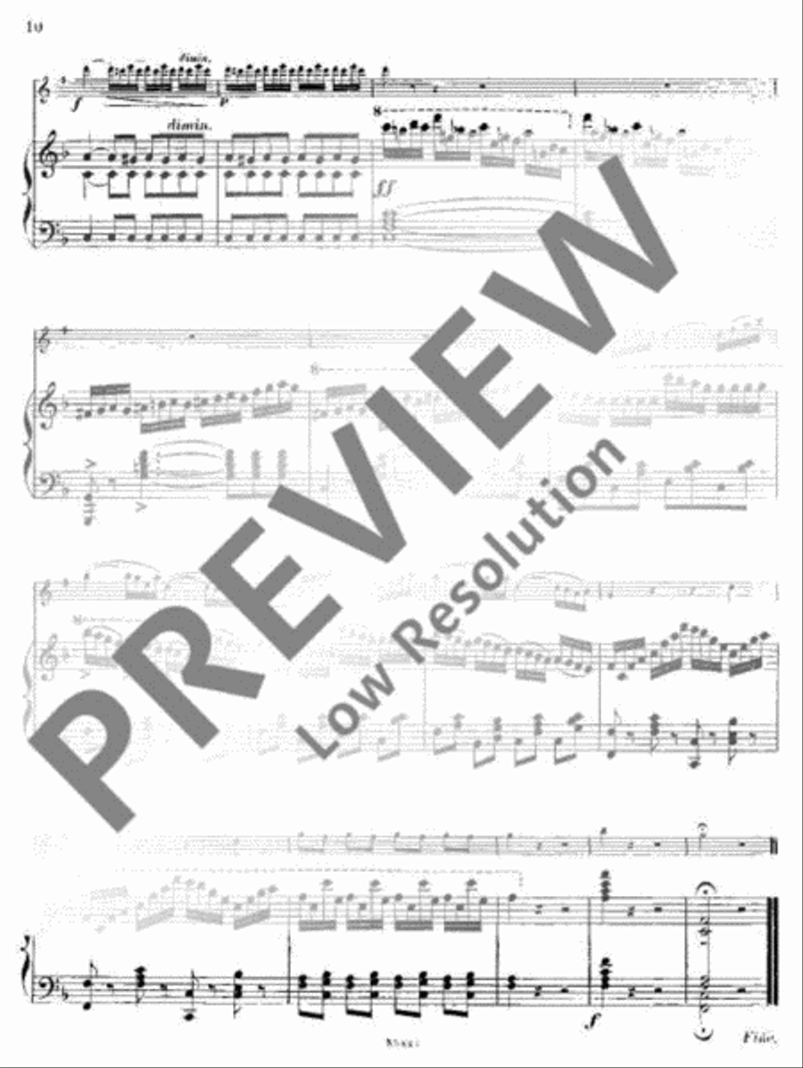 Fantaisie B-Flat Clarinet scores gallery preview page 13