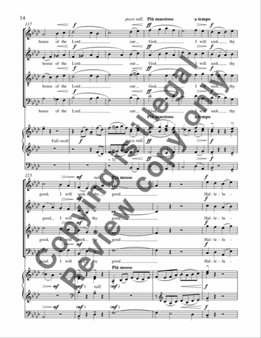 Praises of Jerusalem Praises of Jerusalem 4-Part scores gallery preview page 7