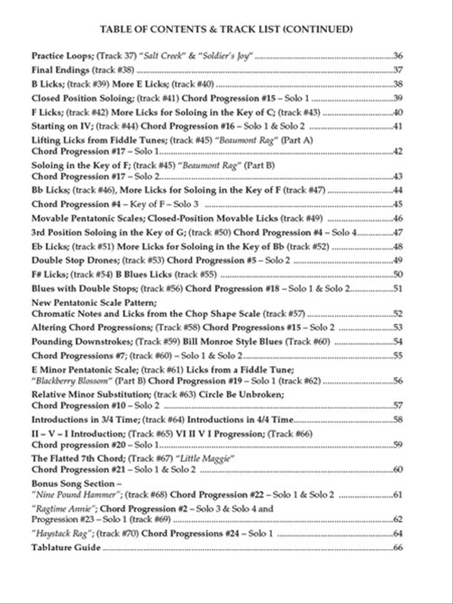 400 Smokin' Bluegrass Mandolin Licks Mandolin scores gallery preview page 3