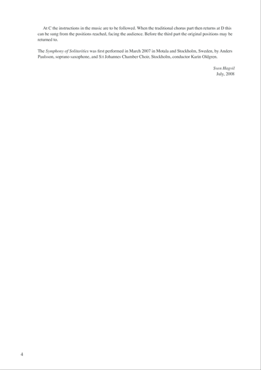 Symphony of Solitarities Divisi scores gallery preview page 5