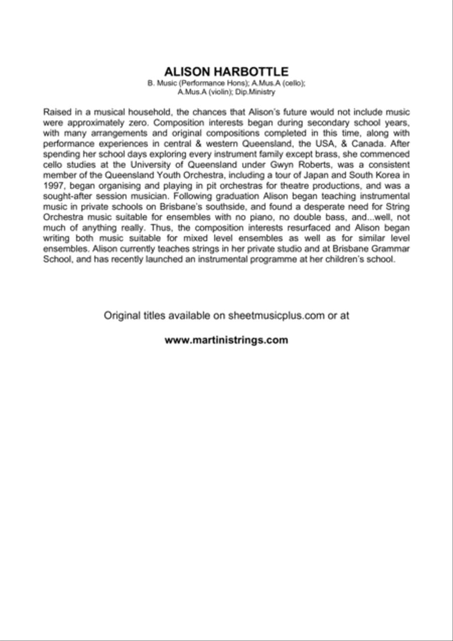 A Thousand Years Small Ensemble scores gallery preview page 2