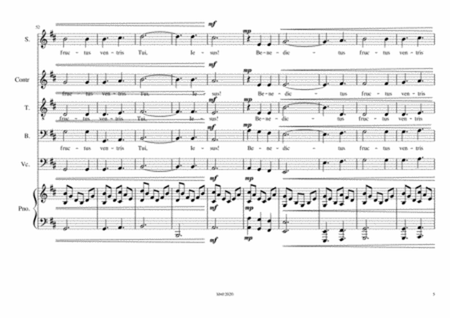 AVE MARIA (SATB, Cello and Piano) image number null