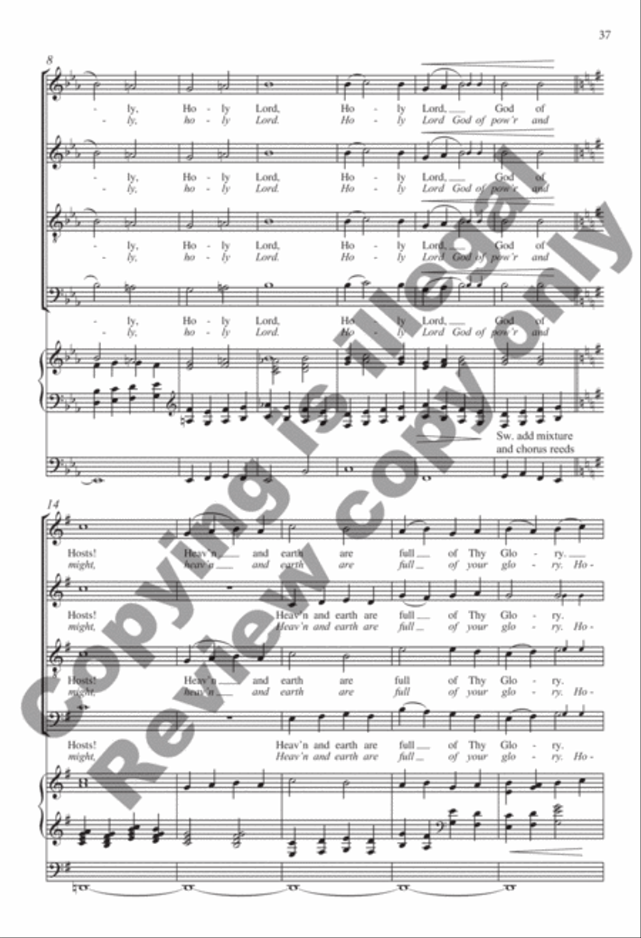 Selected Sacred Choral Works of Julian Wachner, Volume 1 4-Part scores gallery preview page 39