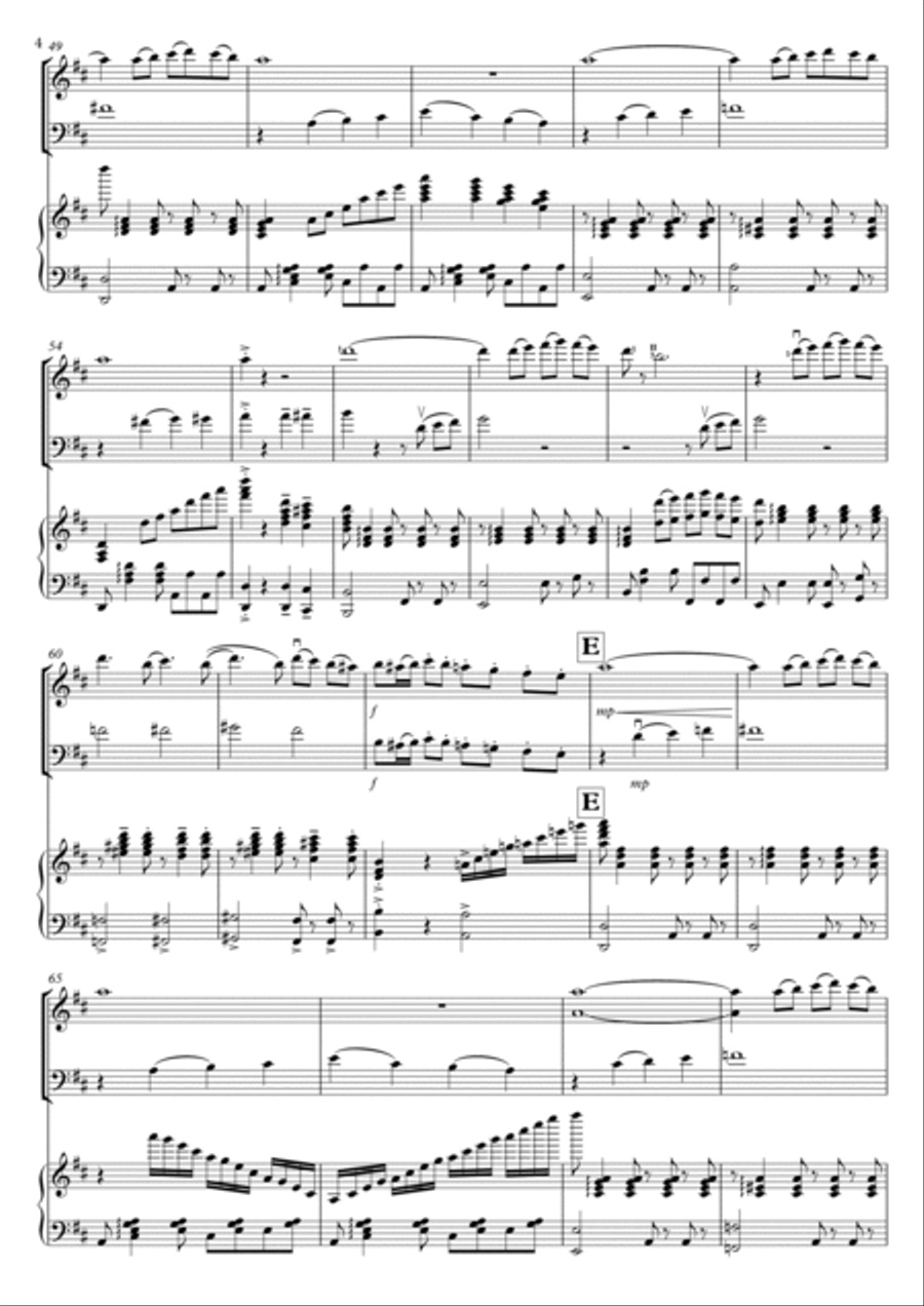 Life Is Beautiful (la Vita E Bella) Piano Trio scores gallery preview page 5
