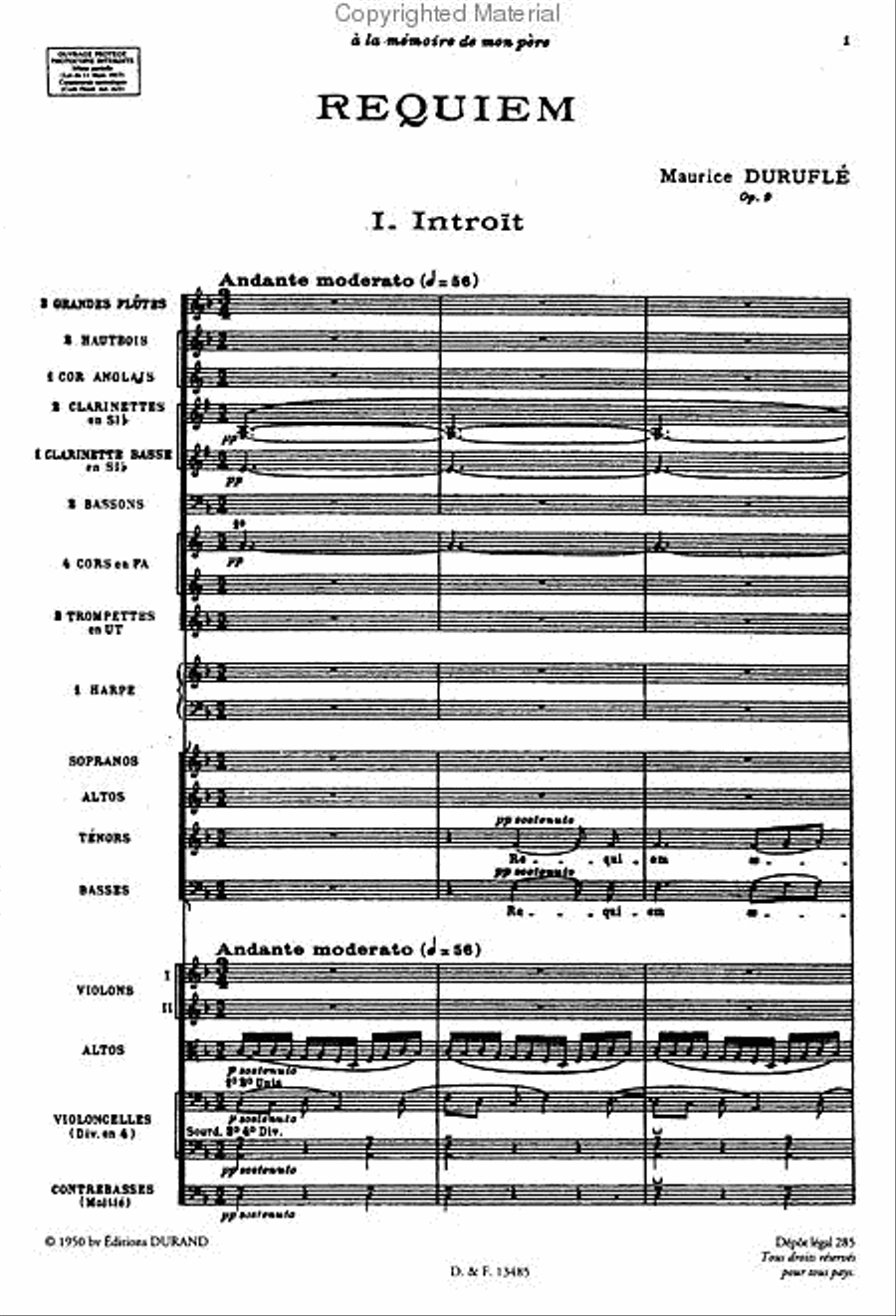 Requiem, Op. 9 Choir scores gallery preview page 2