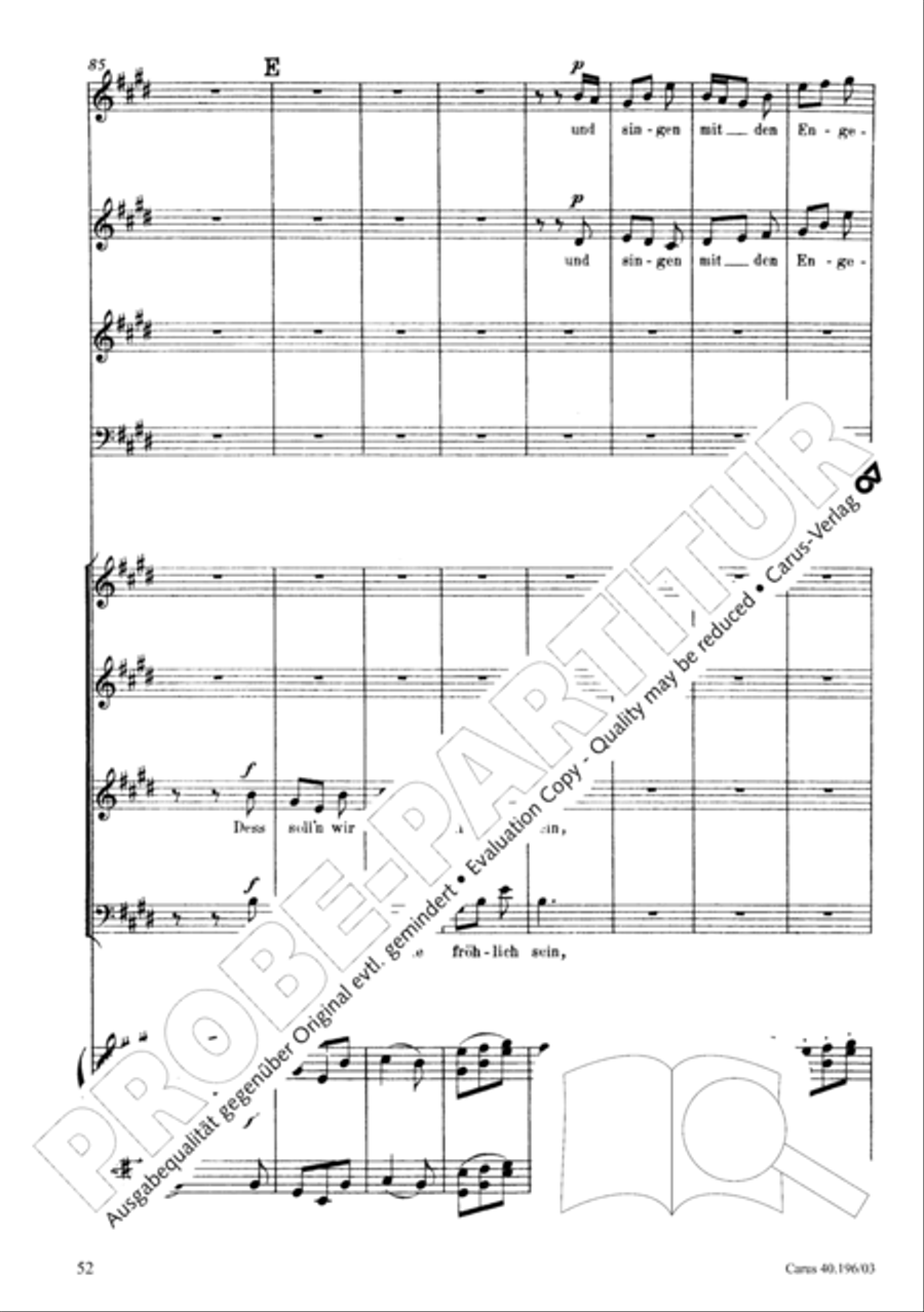 Die Geburt Christi SSA scores gallery preview page 53