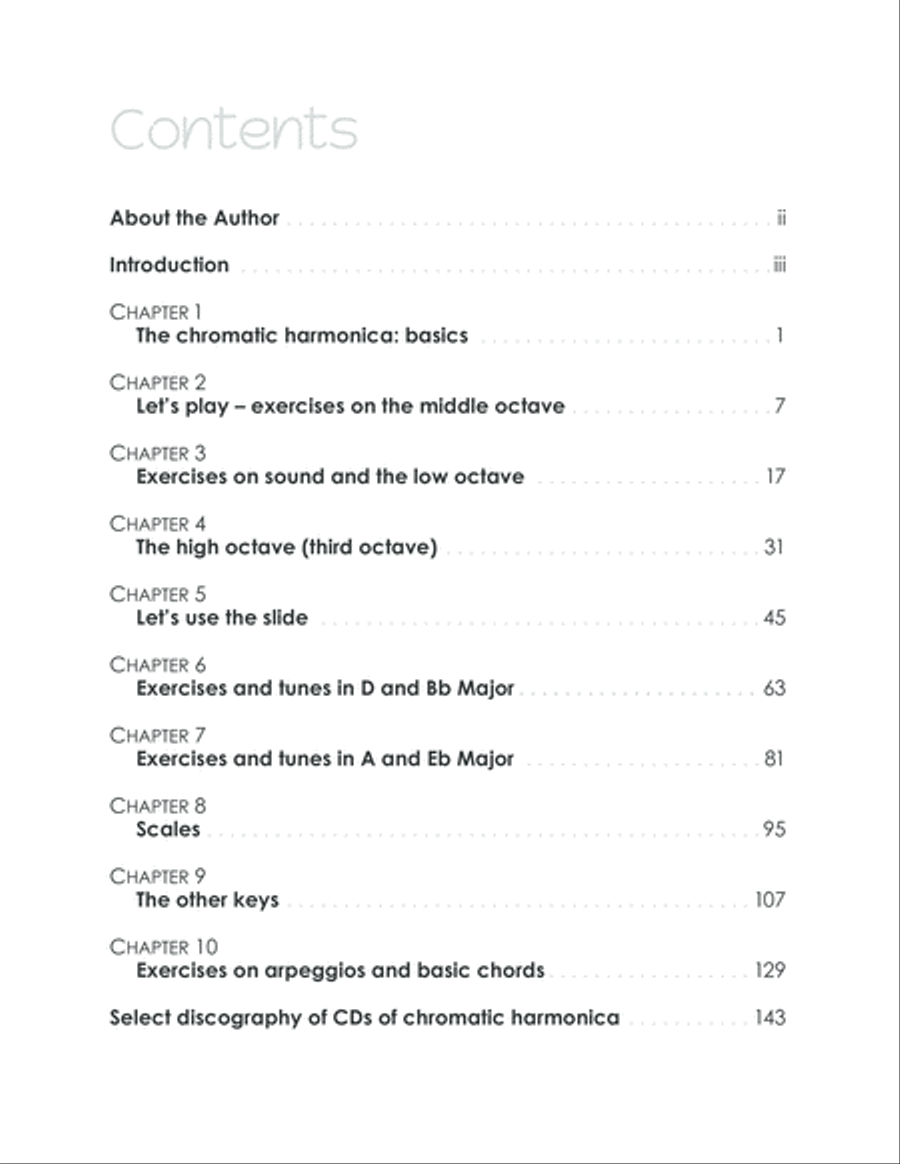 Method for Chromatic Harmonica Harmonica scores gallery preview page 4