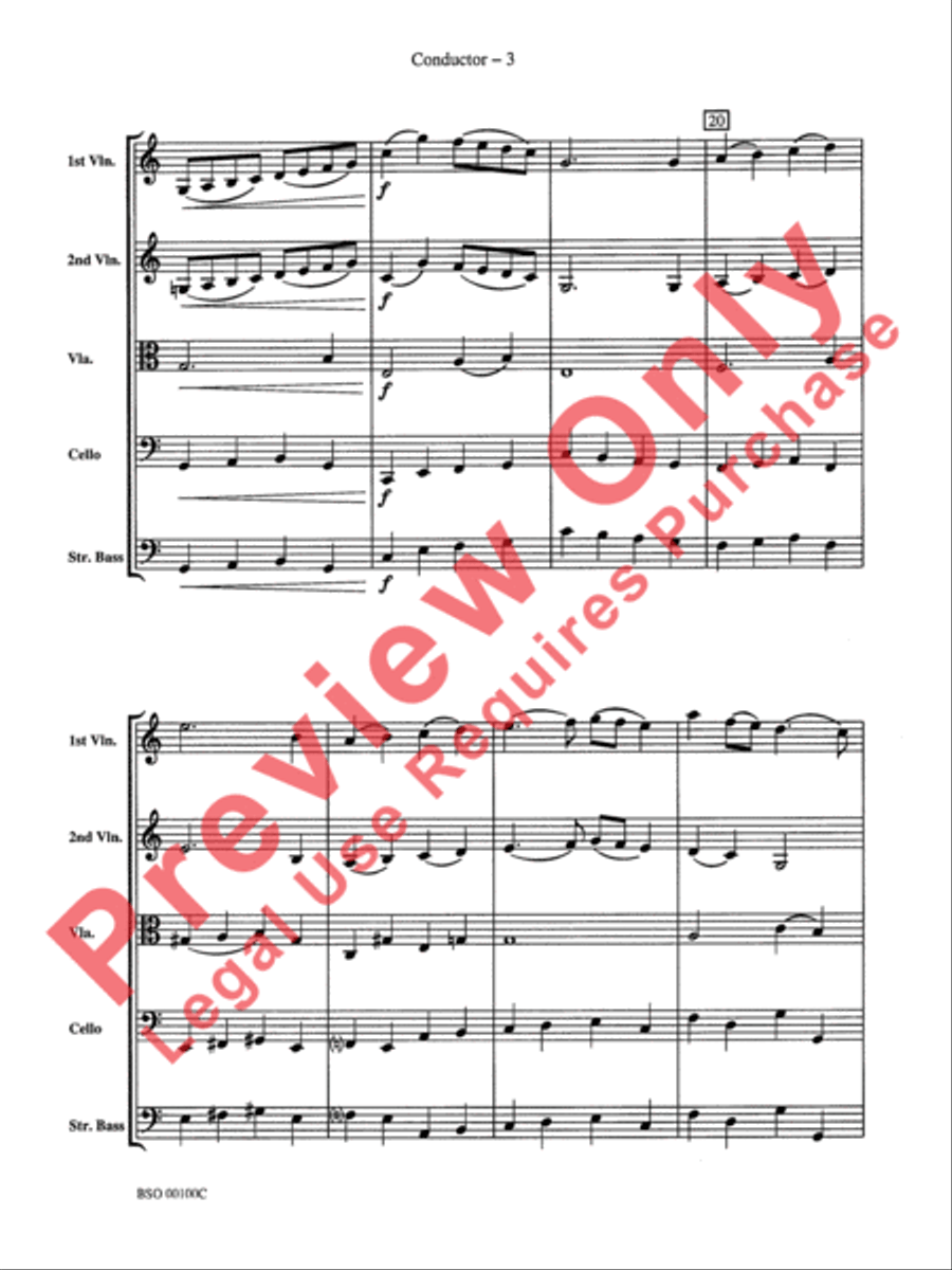 Knightsbridge Suite String Orchestra scores gallery preview page 5