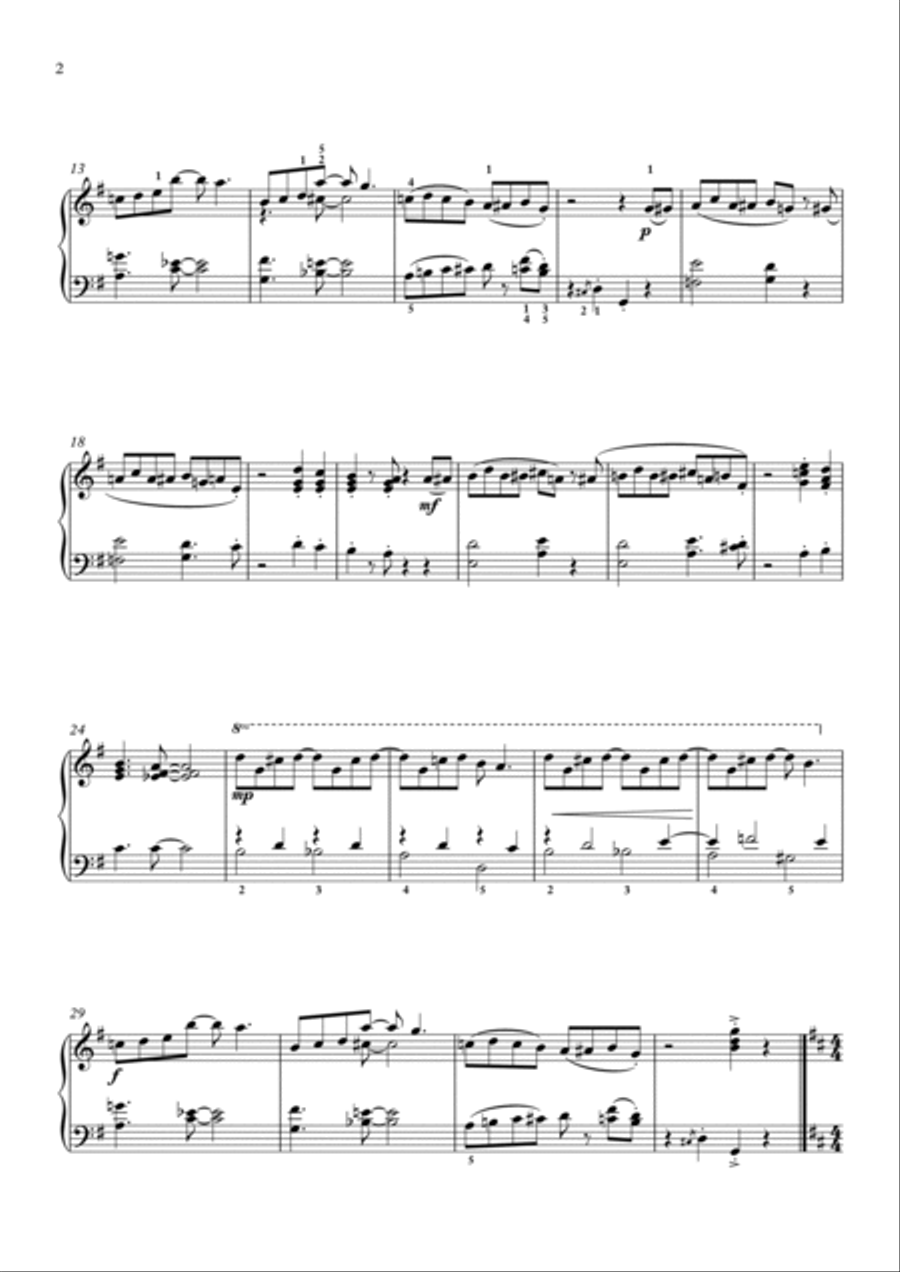 Groovy Fingers Groovy Fingers Piano Solo scores gallery preview page 2