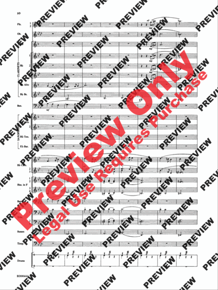 Lethbridge Overture Concert Band scores gallery preview page 11