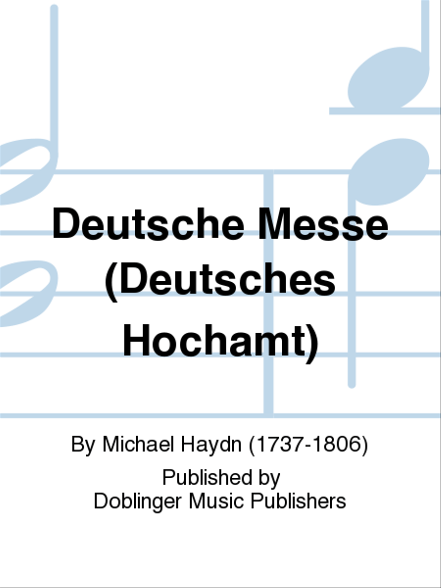 Deutsche Messe ( Deutsches Hochamt ) 4-Part scores gallery preview page 1