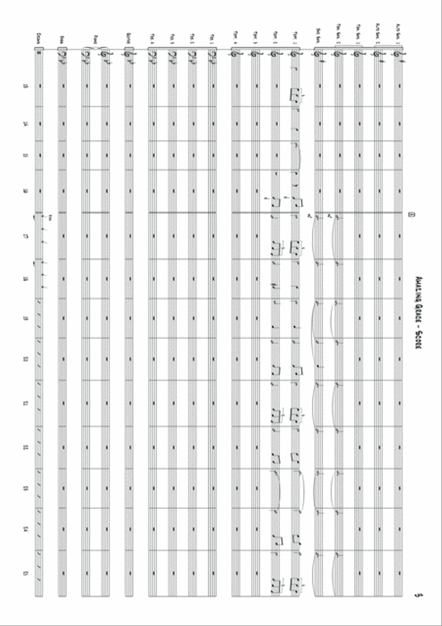 Amazing Grace Jazz Ensemble scores gallery preview page 3