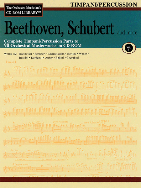 Beethoven, Schubert and More - Volume I (Timpani/Percussion)