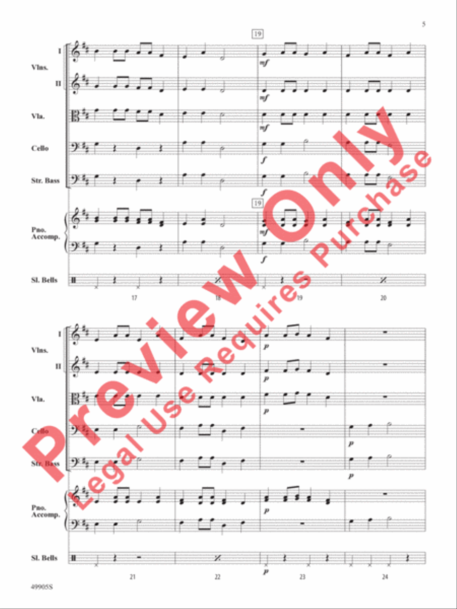 Pizzicato Holidays Pizzicato Holidays String Orchestra scores gallery preview page 6
