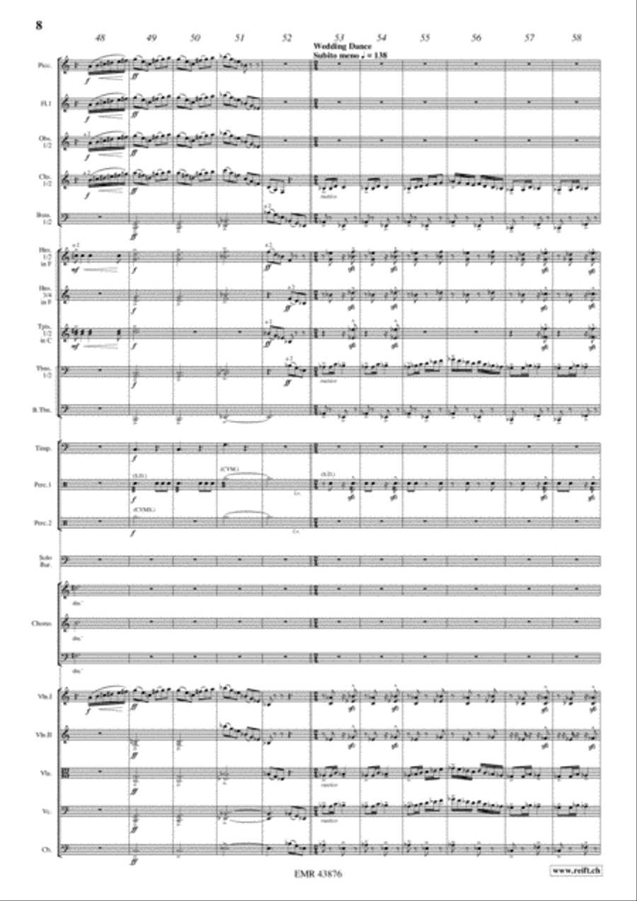 The Rime Of The Ancient Mariner Orchestra scores gallery preview page 8