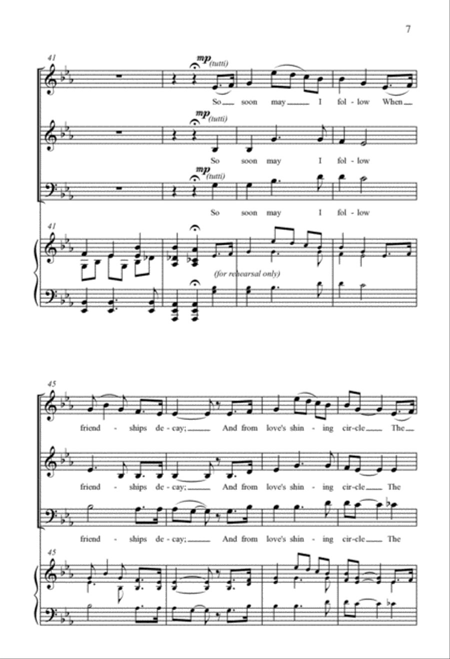The Last Rose of Summer 3-Part scores gallery preview page 5