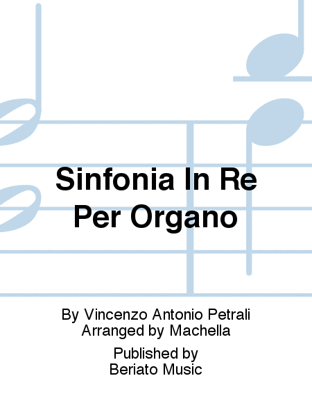 Sinfonia In Re Per Organo